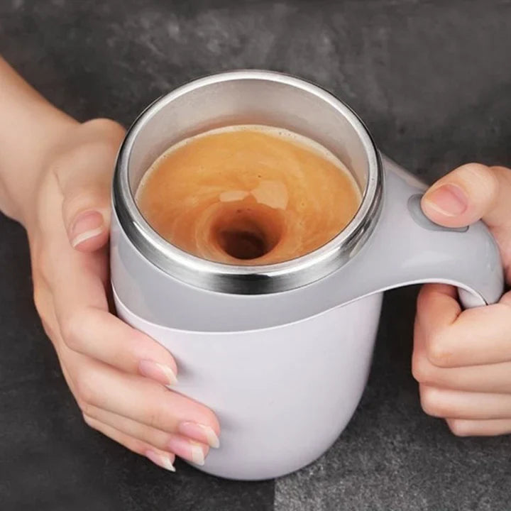 ☕️ Taza TurboMix Pro Automezclable 🌪️