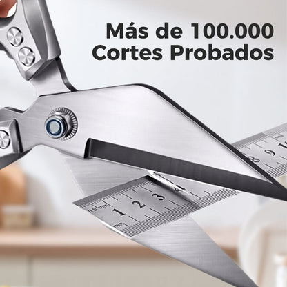 Tijeras de Cocina MULTIFUNCIONAL de Acero Inoxidable – Corta Pollo, Carne y Huesos Facilmente 🍗🥩🦴