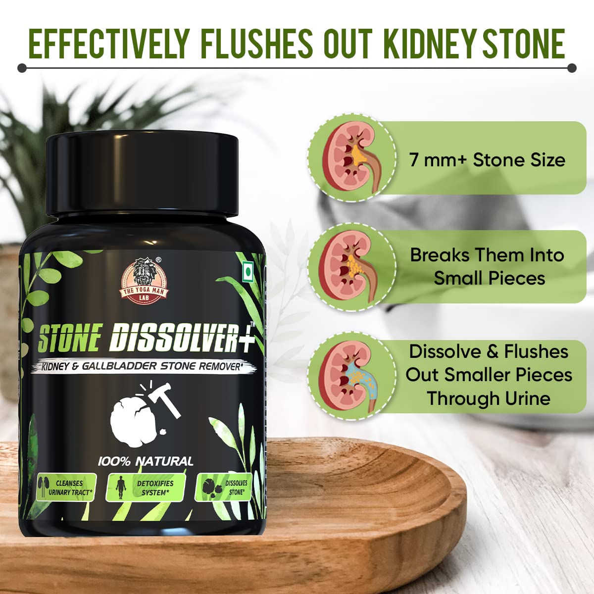 STONE DISSOLVER  🪨🔨 | Suplemento Renal para Cálculos e Infección