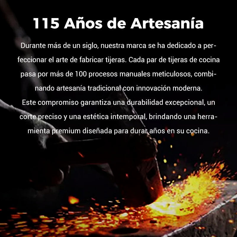 Tijeras de Cocina MULTIFUNCIONAL de Acero Inoxidable – Corta Pollo, Carne y Huesos Facilmente 🍗🥩🦴
