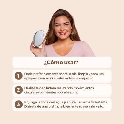 Depiladora de Cristal  ✨ DEPILACIÓN SIN DOLOR 💎 Piel Lisa y Suave por Más Tiempo