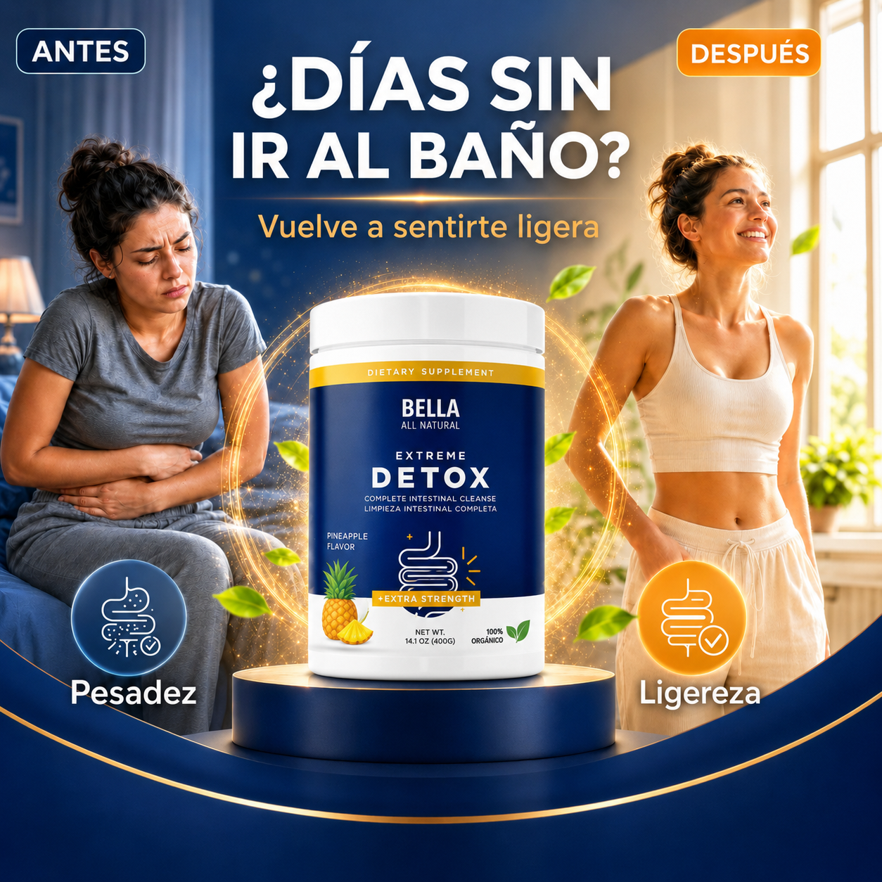 Extreme Detox, Baja de Peso | Límpia tu Organismo (Piña) 🍍