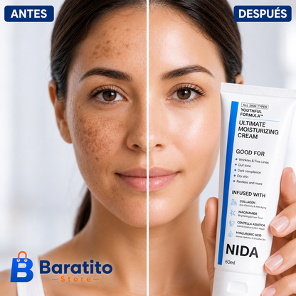 NIDA® Crema Hidratante Anti-Edad Coreana, ¡Empieza a cuidar tu piel desde hoy! 💁🏻‍♀️