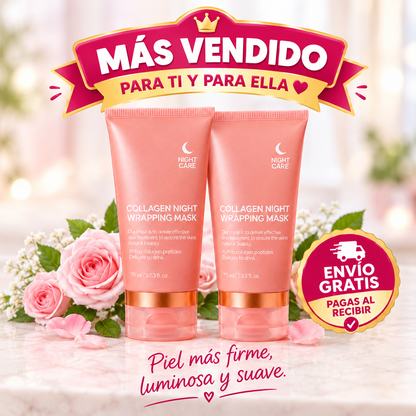 Mascarilla Nocturna de Colágeno 🌙✨ | Dale a tu Piel la Rutina Perfecta💎💧
