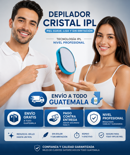 Depiladora de Cristal  ✨ DEPILACIÓN SIN DOLOR 💎 Piel Lisa y Suave por Más Tiempo